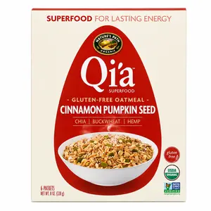 Nature's Path Qia Superfood Oatmeal Cinnamon Pumpkin Seed 6 Packets
