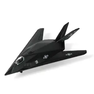 Mini F 117 Nighthawk Model ，Highly Detailed Aircraft Model for Home & Office Decor, Precision Black Livery for Aviation Collectors，Gift for Aviation Enthusiasts & Pilots, Modern Office & Man Cave Decor