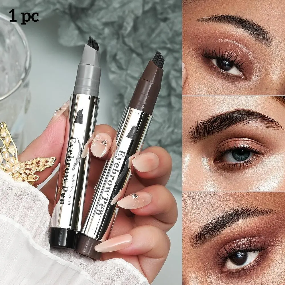 1PC eyebrow pencil waterproof, sweat resistant, long-lasting, quick drying, smooth and non smudging, outlining natural eyebrow shape Eyebrow Makeup