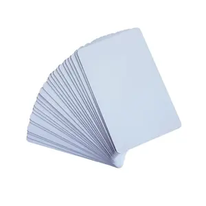 30 Sheets Blank PVC Card Inkjet Printable Plastic Blank PVC Card - Waterproof And Double Sided Printing For Photo ID Badge Printers Blank Cards