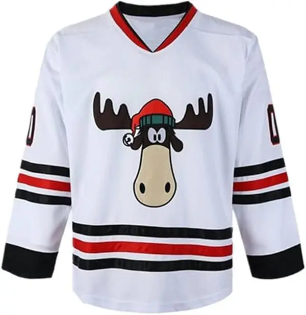 Men's Griswold Hockey Jersey - Christmas Vacation Movie Theme Fan Apparel, Athletic Top with Stitched Festive Moose Design, Athletic Sports Clothing, Male, Holiday, Fan Wear, Unisex, Stitched Fabric, Fans