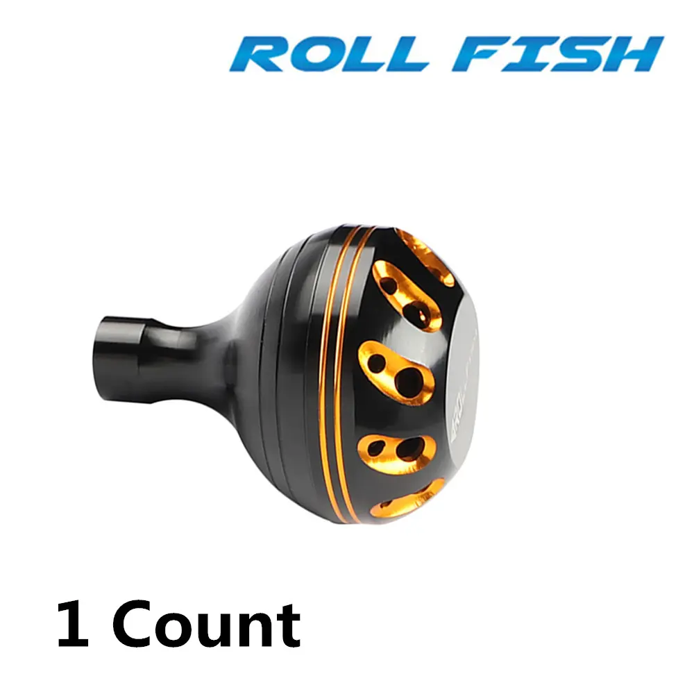 Rollfish Fishing Reel Handle, Spinning Fishing Reel, Metal Knob Armrest Grip, Ergonomic Design, DIY Modification, Fishing Equipment, Accessories, Fishing Stuff
