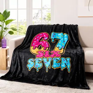 67 Elements Blanket Christmas Gift Nap All-Season Flannel Soft Comfortable Travel Portable Room Decoration