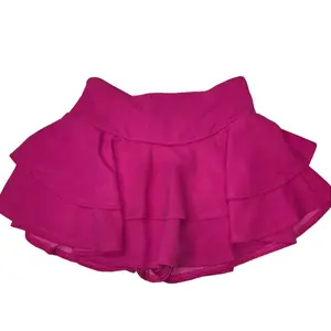 Layered Ruffle Under Shorts Mini Skirt Skort