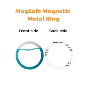 Magnetic Wireless, Metal Alloy Adhesive Magnet Plate, Universal Compatible for All Phone Models