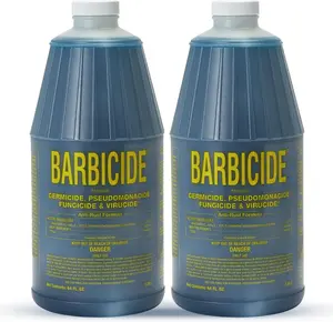 BARBICIDE Half Gallon Disinfectant Concentrate – 2 Pack | EPA-Registered, Hospital-Grade Germicide for Salons & Barbershops | Anti-Rust Solution for Shears, Combs & Professional Tools