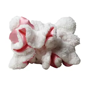 Luxury Kitty Teddy Bonnet -Adjustable, Comfortable Stylish,Daily Hair Care and Protection with SatinLining & Cute Ears,No Frizz All ComfortStylish Curl Protection for Daily Hair Care Durable Halloween hair bonnet