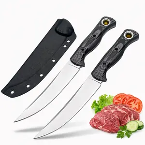 Professional Chef's Knife, Boning Knife, Filleting Knife, Blade Made of 9Cr18 Steel, Exquisite Comfortable ABS Handle, Ideal for Cutting Meat, Deboning and Processing Fruits & Vegetables in Kitchen, Perfect Holiday Gift