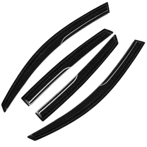 For 2016-2021 Honda Civic 10th Gen Sedan Window Visors Wind Deflectors Sun Rain Guards Vent JDM Mugen Style