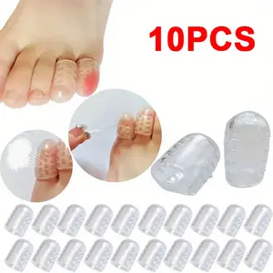10-Pack Silicone Toe Protectors, Toe Shields, Toe Guard, Breathable Anti-Chafe Foot Care, Prevent Calluses, Foot Protection, Foot Care Products
