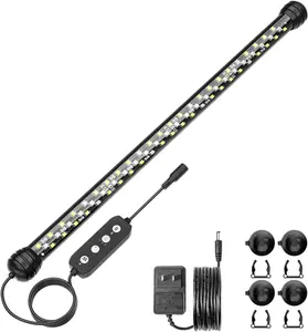 Seaoura Led Aquarium Light  14W Submersible Aquarium Plant Light 3 Lighting Modes Adjustable Brightness with Timer with Auto On/Off 26.8 in for 28-52inch Planted Tank Aquarium Accessories Fish Tank Lights