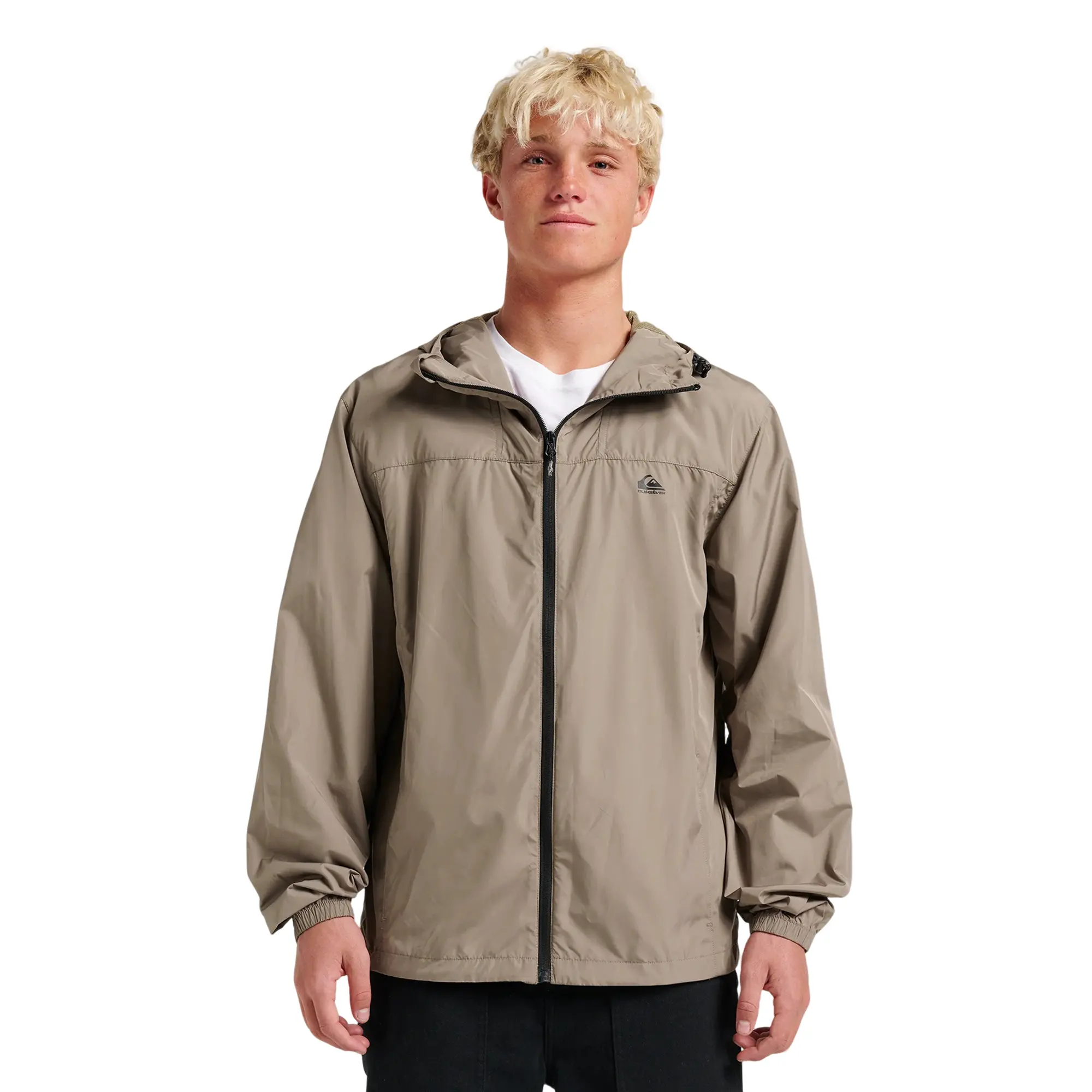 Quiksilver | Overcast Windbreaker | Water-Repellent Full-Zip | Everyday Wear & Casual Streetwear Quiksilver | Overcast Windbreaker | Water-Repellent Full-Zip | Everyday Wear & Casual Streetwear