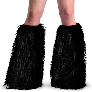 Demonia Yeti-08 Boot Sleeve Leg Warmer One Size - Black