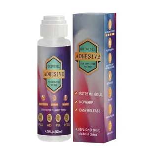 3D Printer Adhesive Glue, Professional  3D Print Glues for Hot Bed Weld,  Grip Reduces Warping for ABS, PLA, PLA+, PETG and TPU Flex Filament,No , Durable Than Stick-120mL