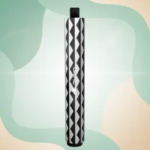 RHINO 8-Inch Carbon Composite Extension — Lightweight ~4.5 oz, 5/8-11 Bumper Joint, M10 Extension Joint, ~32 mm Collar