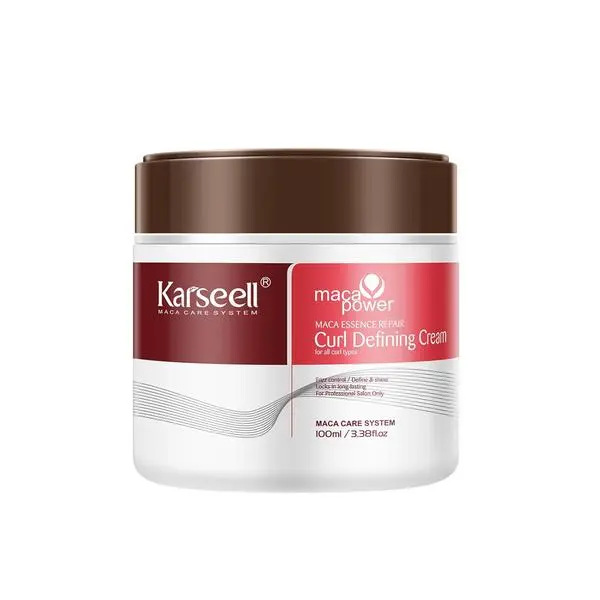 Karseell Curl Defining Cream 16.9 oz | for Wavy, Curly and Coily Hair, Leave-In Styling Cream to Help Control Frizz, Define Soft Curls and Add Shine, 500 mL