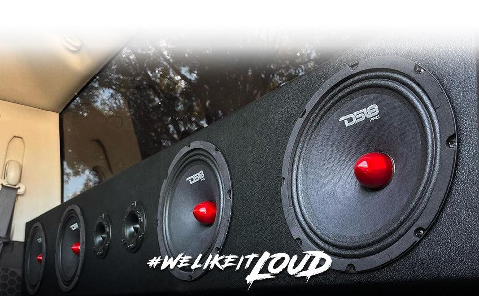 DS18 PRO-GM8.4B 8" Mid-Range Loudspeaker with Bullet 580 Watts 4-Ohm
