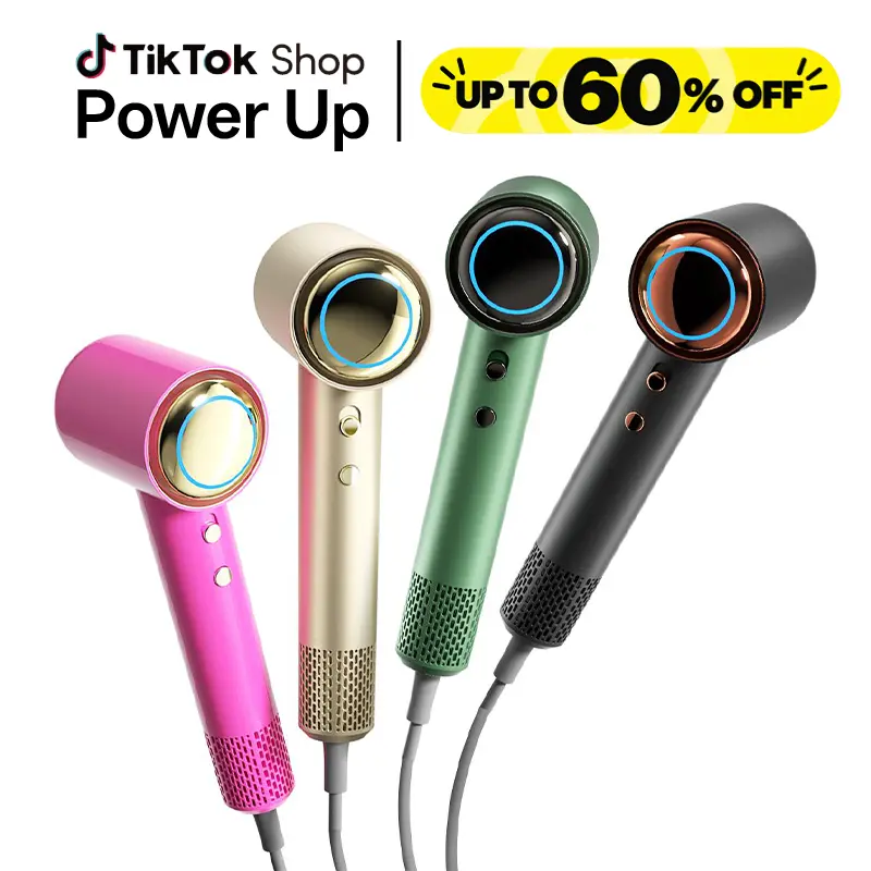 Tideway H11 High-Speed Ionic Hair Dryer Blower, Intelligent Temperature Control, Plasma Tech for Scalp Care, Self-Cleaning Blow Dryer, Anti-Static & Frizz Hair Tools, Gift for Men & Women ,Summer Hair Style techvibes