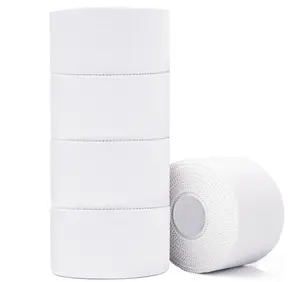 Athletic Tape,5 Pack White Sports Tape,Very Strong No Sticky Residue Wrist Ankle Tape for Gymnastics Boxing Lacrosse Climbing Hockey Bat
