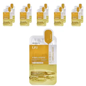 MEDIHEAL I.P.I Derma Ampoule Beauty Mask, 10 Sheets, 0.87 fl oz (26 ml)