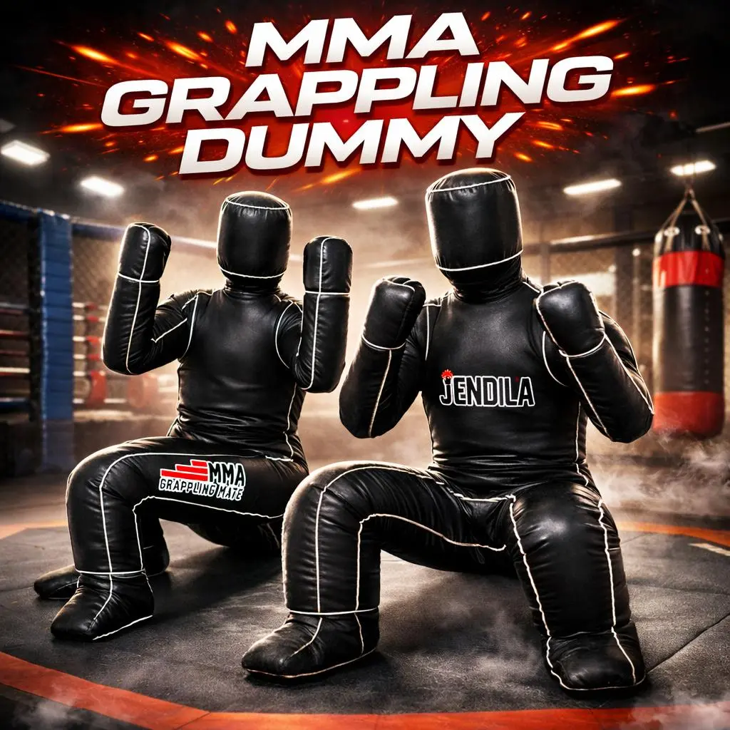 Grappling Dummy for MMA Jiu Jitsu, Practice Grappling Techniques, Durable Canvas Fabric with Reinforced Stitching (UNFILLED)