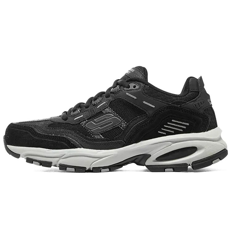 Skechers Men's Vigor 2.0 Low-Top Casual Sneaker Trainer, Mesh-and-Leather Footwear for Comfortable Walking Shoes