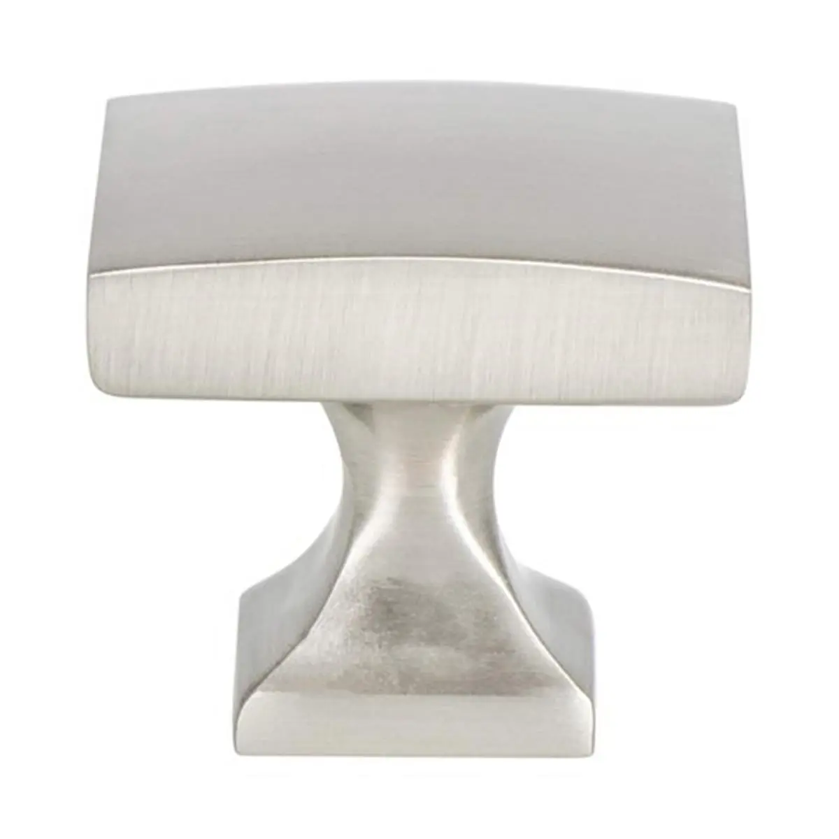 212 MAIN Zinc Century Edge Doorknob - 1.375 in. Brushed Nickel Door Hardware, Round Contemporary Decorative Handles Doorknobs