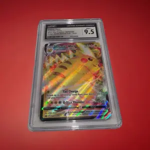 CGC 9.5 Pikachu VMAX SWSH286 Black Star Promo - Crown Zenith - Pokemon TCG