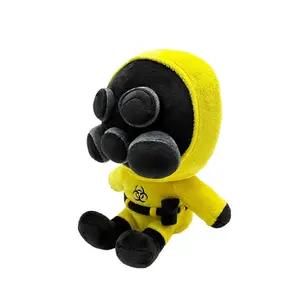 Escape The Backrooms Hazmat Suit Plush Toy Yellow Stuffed Doll