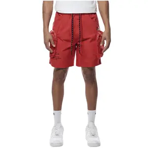 SMOKE RISE: Nylon Utility Shorts WS23182
