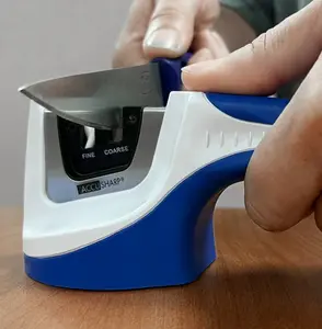 Pull Through Knife Sharpener with Tungsten Carbide Blades