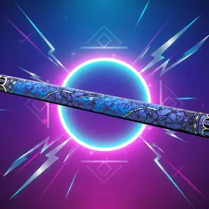 EVO Gemstone Pool Cue - Skyflare | Glass Fiber Precision, Carbon-Glass Butt, 12.5mm EVO Tip, Thin Conical Taper, 29" Shaft & Butt, Wrapless Grip, 5/16-18 Joint, 19–19.5oz, Joint Protector Included