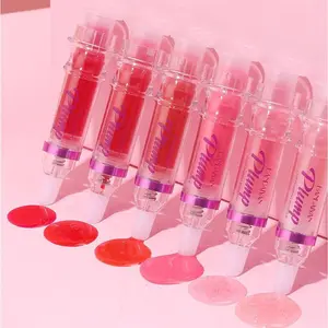 Mystery Plump & Pout Lip Plumping BoosterGloss Hydrating Lightweight Lipgloss Glossy Lipplumper Lipstick Makeup Color Daily PeppermintTinted Cosmetic Lip Care Moisturizer LipstickMakeup Hydrate Moisture