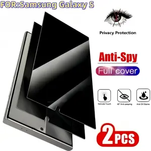 This Set Includes Two Pieces of Matte Privacy Ceramic Protective Film, Tailored for The for samsung for galaxy S26/S6 Ultra/S26Plus/S25 Ultra/S25, S24/S23/S22 Series. It Offers Full Edge Protection, Is Easy to Apply, And Adheres Without Bubbles