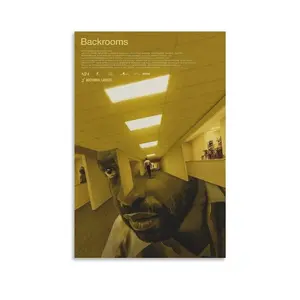 Backrooms Movie 2026 Poster, Surreal Horror Poster 2026