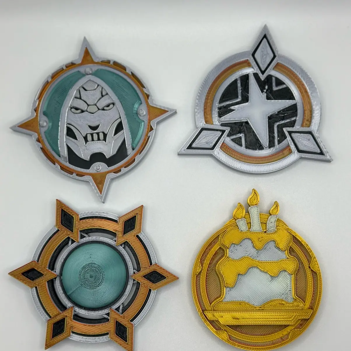 Battle Royale Medallions | Gaming Collectibles | Gamer Room Decor | Unique Gaming Medals