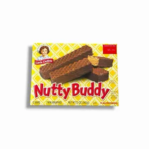 Little Debbie Nutty Buddy Bar | Family Size | Crunchy Peanut Butter Wafers