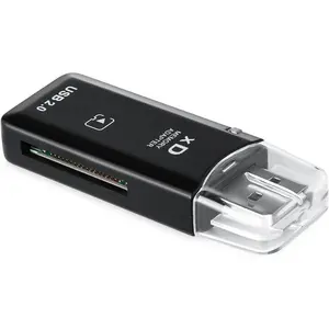 USB2.0 Black Color High Speed xD Memory Card Reader Supports Olympus and Fuji XD Picture Card 1GB 2GB