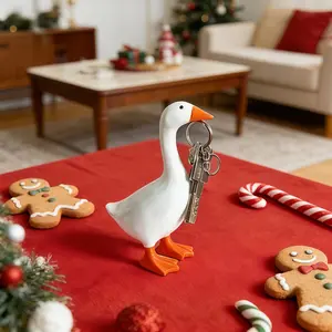 Creative Yellow Duck Figurine Perfect Gift for Birthdays & Holidays  Car Ornament Cozy Interior Decoration Accessory