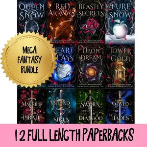 The Mega Fantasy Book Bundle 12 Special Edition Books Signed by Authors for Fantasy Romance Lovers & Collectors Soft Cover Fairy Tales Retellings Happy Endings Twists And Turns Chanted Kingdom Jessie Cal Morally Gray Heroes Paperbacks