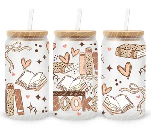 Read More Books 16oz UV DTF CUP WRAP Peel Cup Wraps No Press Required