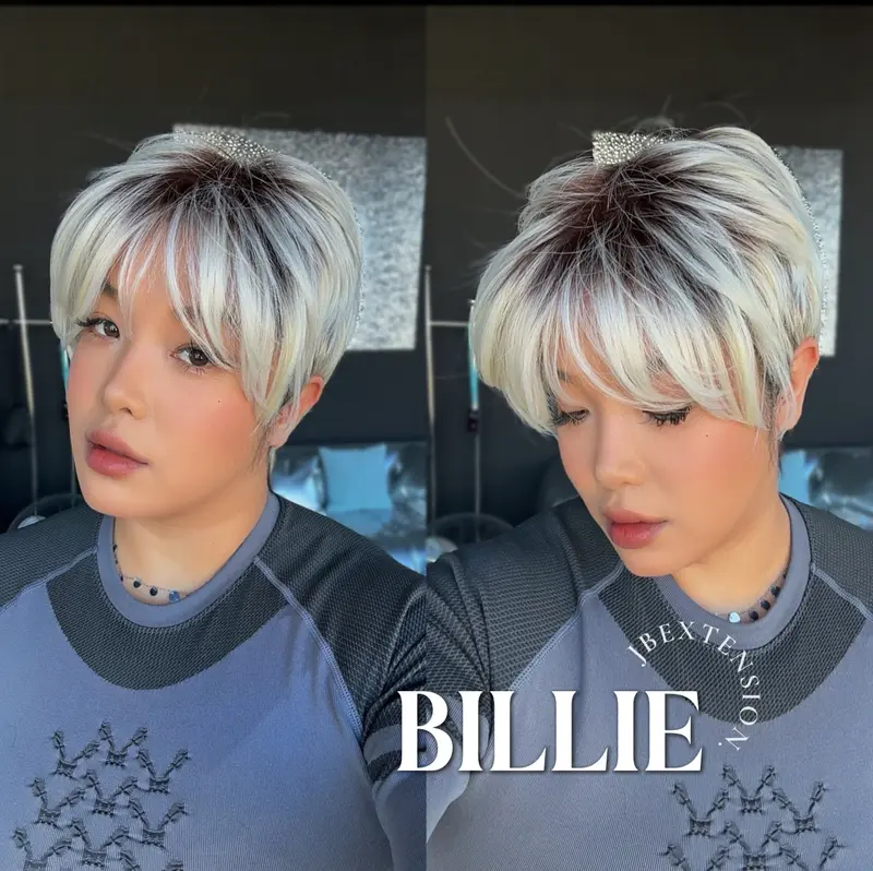pixie cut wig with edges - TikTok Shop display picture 1