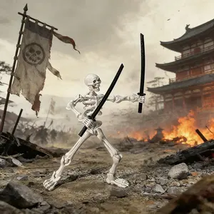 Skull Toy Skeleton Model Doll, Full Body Jointed Action Figure, Fun Multi-Jointed DIY Assembly Kit, Educational Desk Decoration Gift, Halloween