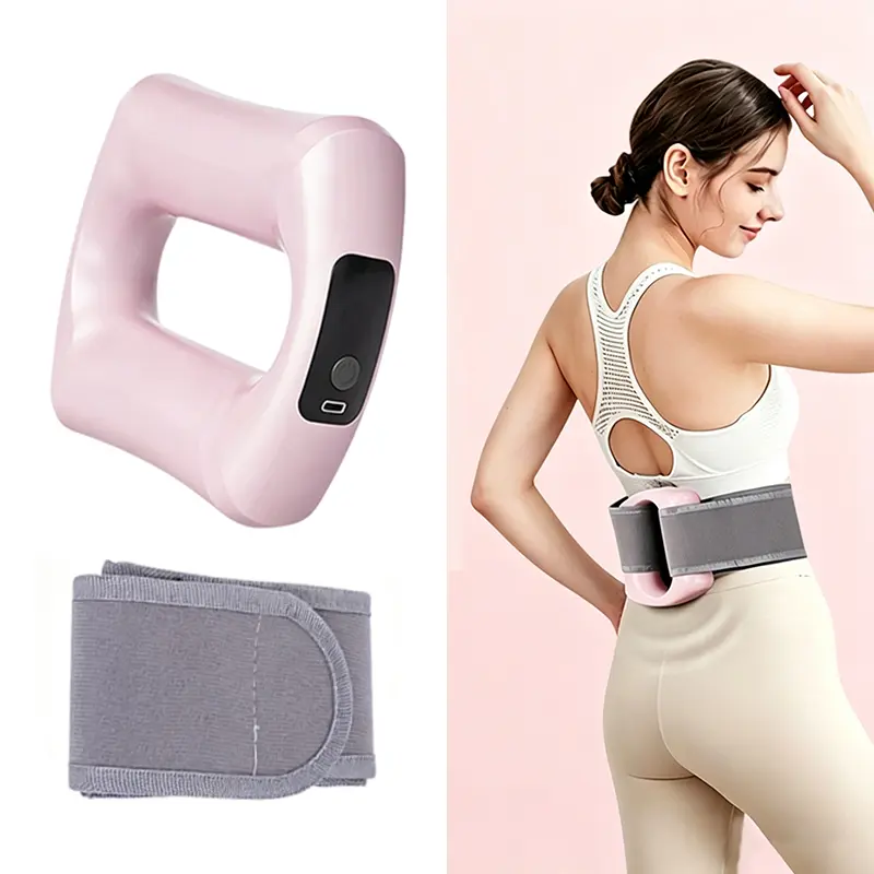 The new fascia ring, a portable massage device with 5 intensity levels, can be held in hand or worn with a strap, making it the ultimate relaxation tool for waist, abdomen, shoulders, and neck. It is the perfect gift for family members
