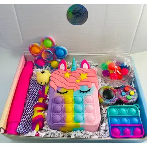Unicorn Pop it purse! Fidget box