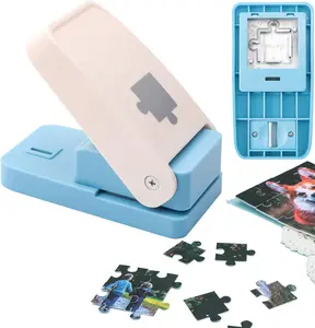 Puzzle Pieces Puching Machine for Decorating Scrapbooking and Craft Projects Mini Puzzle Maker DIY Jigsaw Puzzle Piece Cutter for DIY Personalized Jigsaw Puzzle Custom Pictures Photo Making Tool
