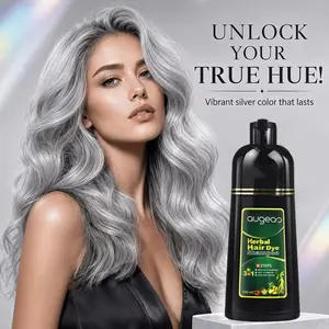16.91oz 3-in-1 Herbal Dye Shampoo,One Bottle for Multiple Uses, Shampoo + Dye,Instant Hair Dye,Create Shiny, Fluffy And Smooth Hair In A Few Minutes,Gentle And Does Not Damage Hair, Moisturizing,uitable for All Hair Types Hair Care Products Haircare