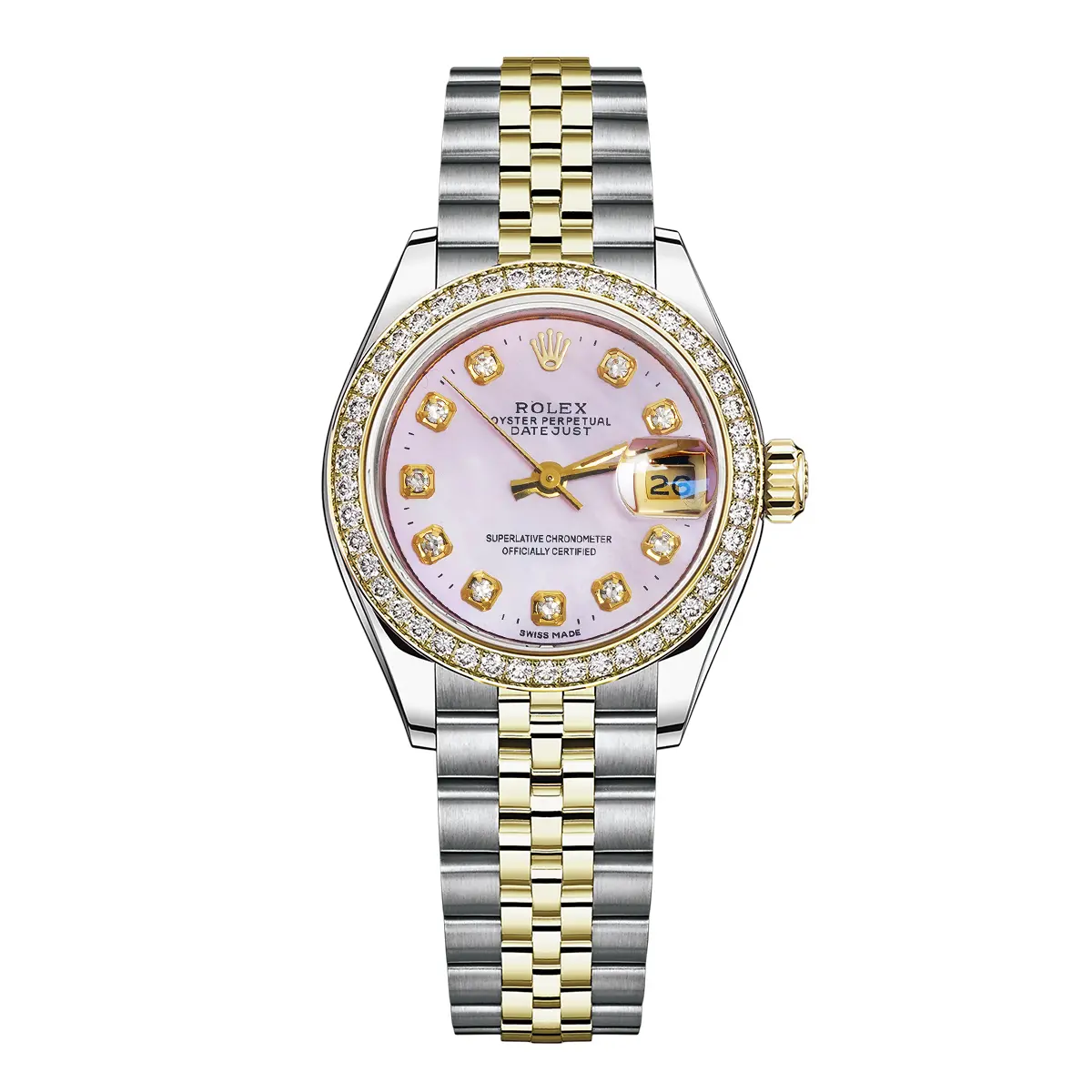 Rolex Women's Watch 26mm 69173 Pink Gold Automatic Mechanical Whp042333