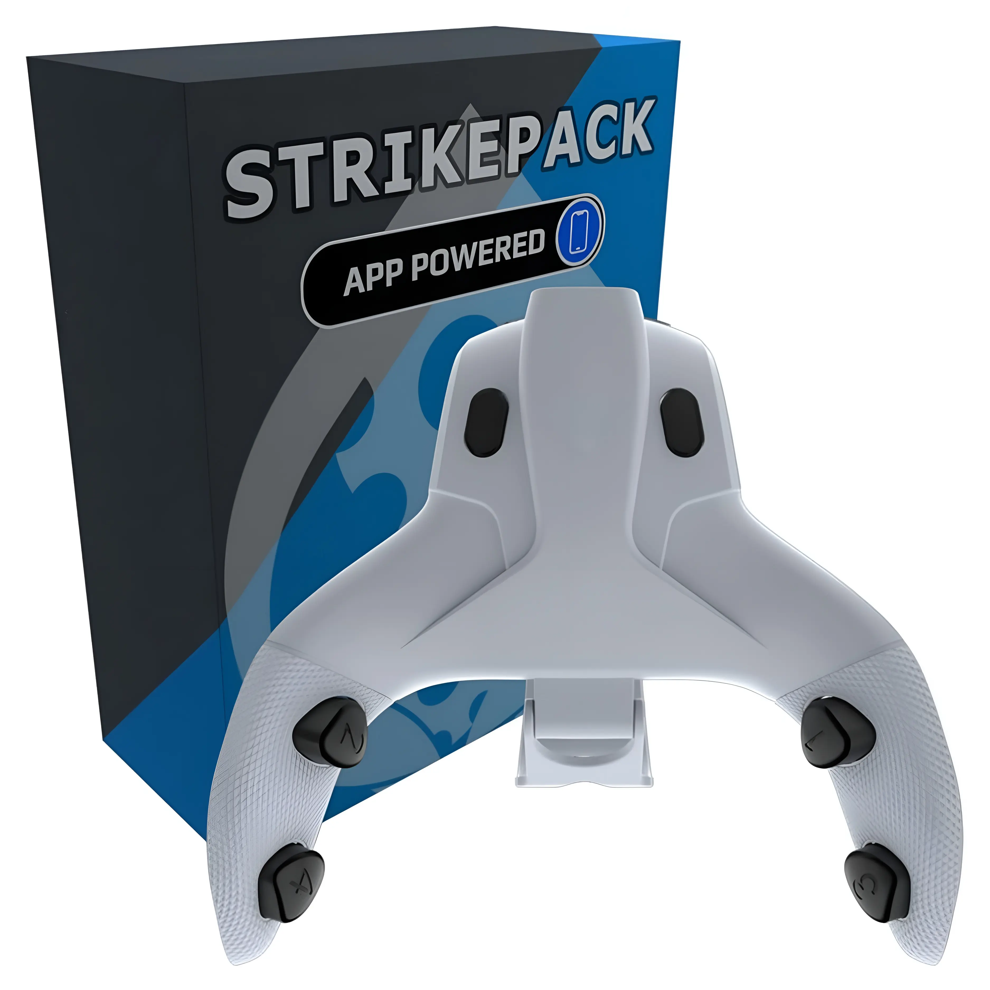 Collective Minds STRIKEPACK HORIZON VISTA Ergonomic Plastic Console Accessory with Button Controls, Wired USB Compatibility for PS5 DualSense Controller, Standard Android & PC Supported