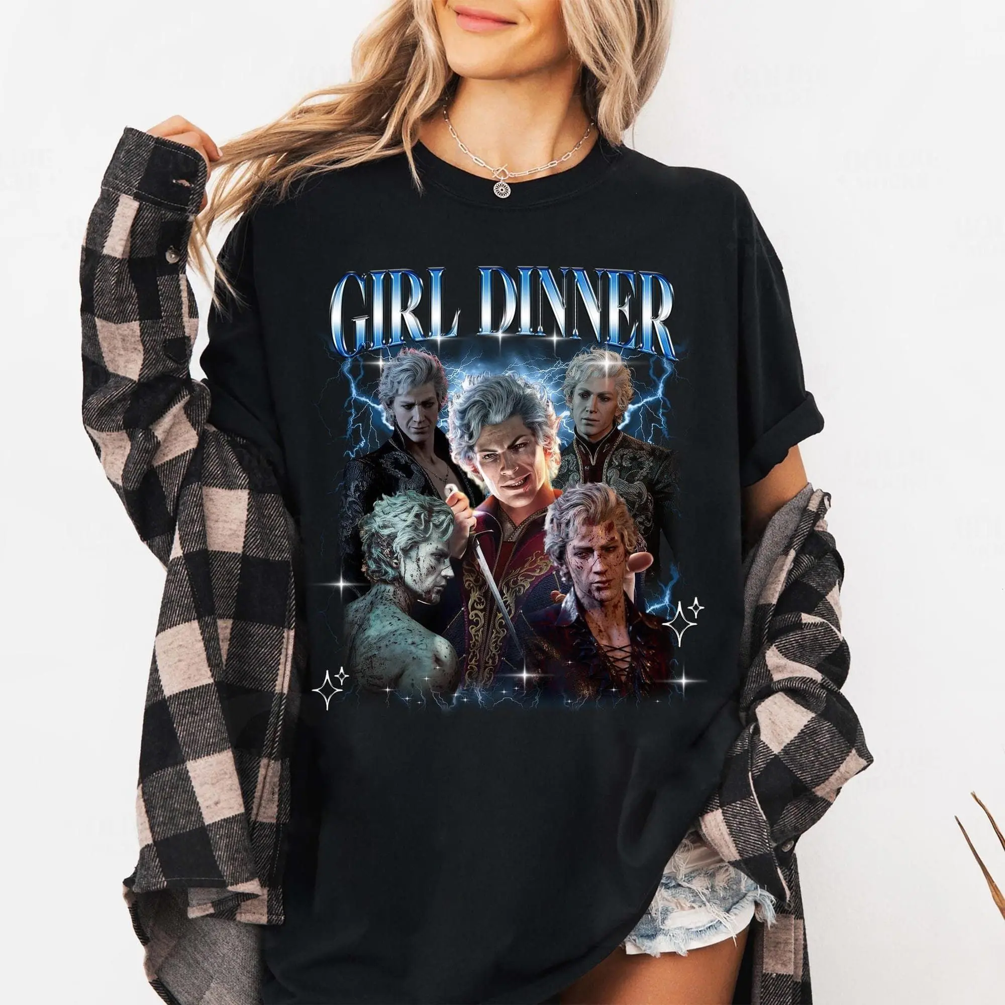 Astarion Baldurs Gate 3 T-Shirt Girl Dinner Unisex